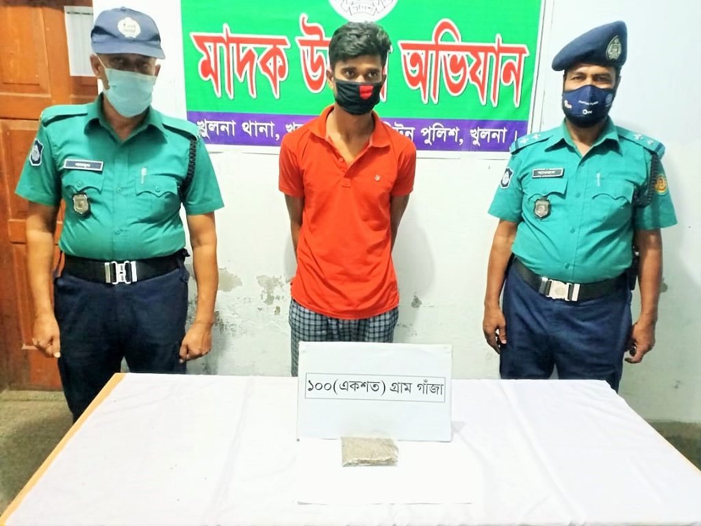 কেএমপি’র অভিযানে মাদকসহ ২ ব্যবসায়ী গ্রেফতার