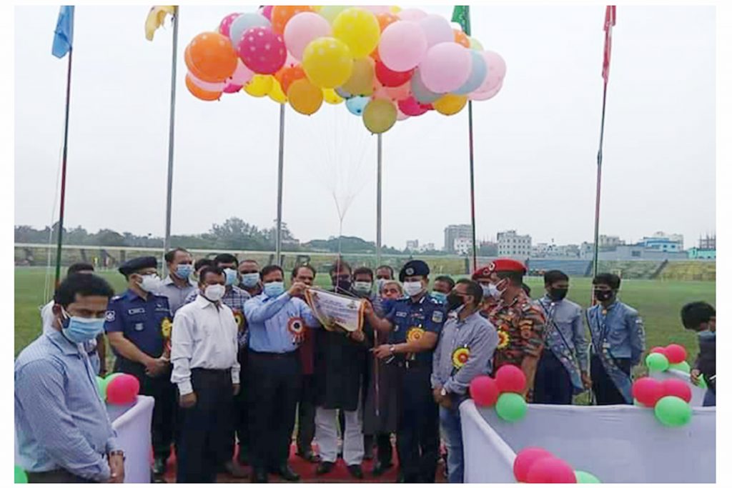 ময়মনসিংহে বিভাগীয় পর্যায়ে আন্তঃজেলা ফুটবল টুর্নামেন্টের উদ্বোধন করলেন প্রতিমন্ত্রী কে এম খালিদ