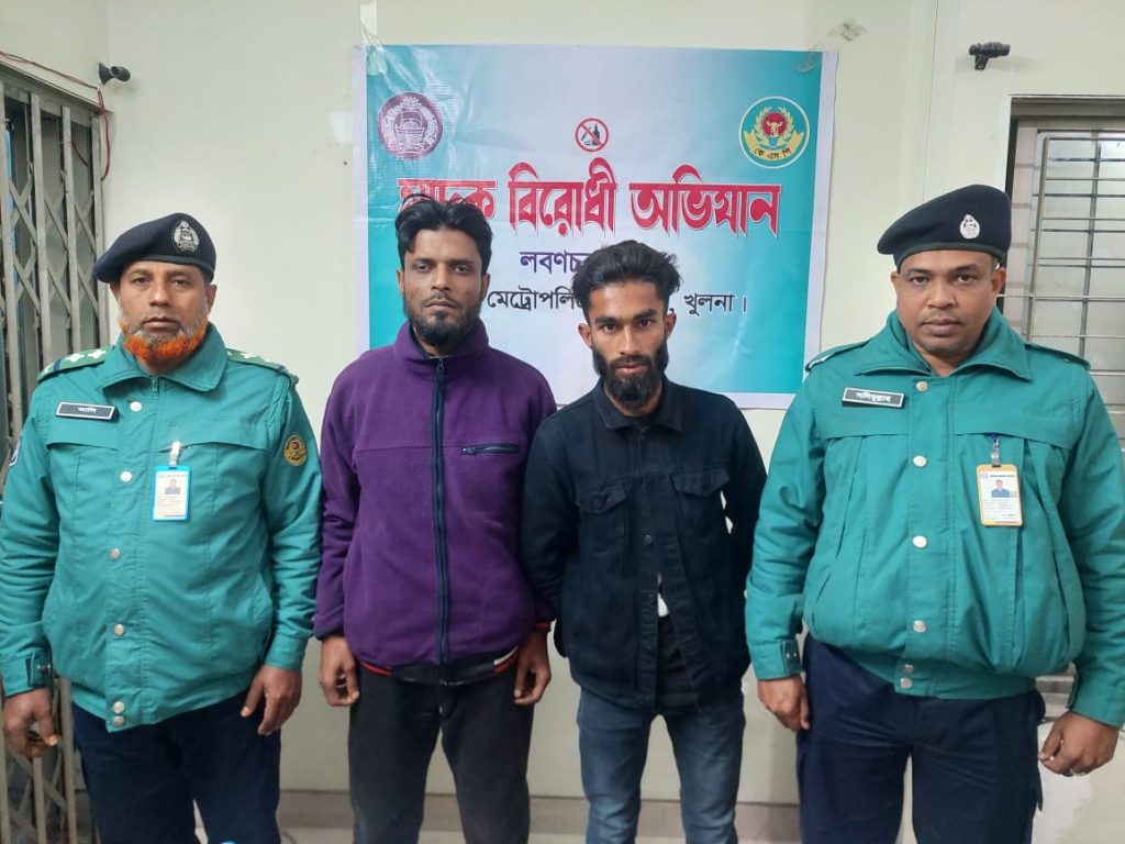 কেএমপি’র অভিযানে মা’দকসহ ৬ মা’দক কারবারি গ্রে’ফতার