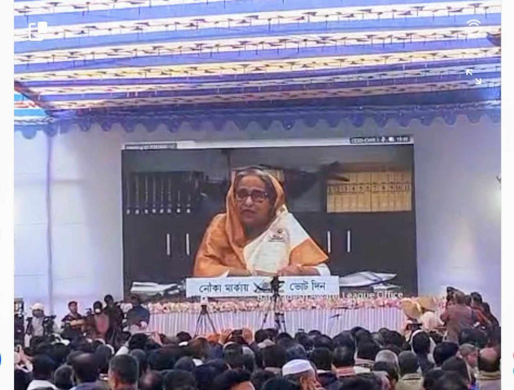 যে যার ইচ্ছেমতো ভোট দেবে, কেউ বাধা দিতে পারবে না ; শেখ হাসিনা