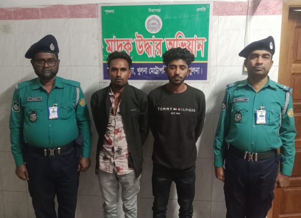 কেএমপি’র অভিযানে মা’দকসহ ৬ মা’দক কারবারি গ্রে’ফতার