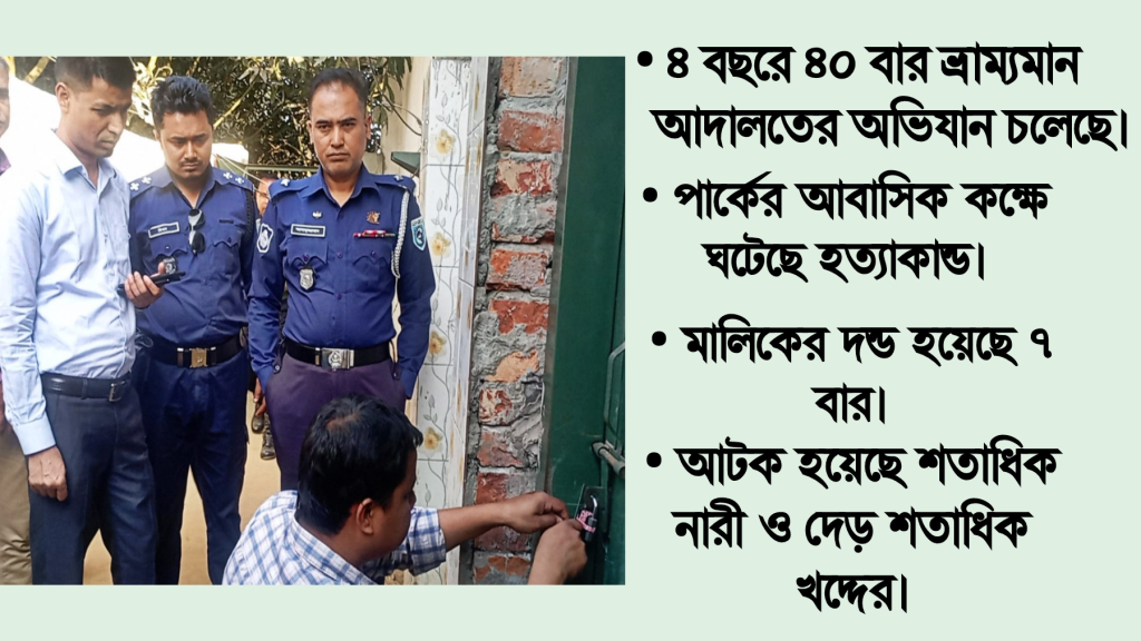 অবশেষে ঘোড়াঘাটের কথিত মোজাম পার্ক সিলগালা, স্বস্তির নি:শ্বাস ফেলছে স্থানীয়রা