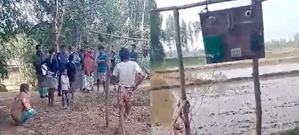 ঘোড়াঘাটে একই জমির মালিকানা দাবি দু’পক্ষের, অগভীর নলকুপের বোরিং ভাং’চুরের অভিযোগ