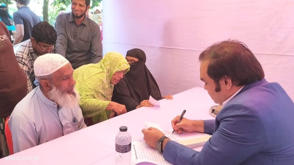 দাউদকান্দিতে ফ্রি মেডিক্যাল ক্যাম্পে স্বাস্থ্যসেবা পেলো সহস্রাধিক রোগী
