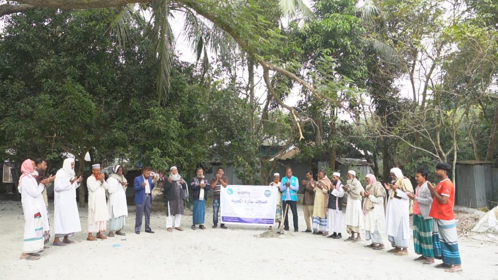কুমিল্লার হোমনায় আল মানাহিল ওয়েলফেয়ার ফাউন্ডেশন বাংলাদেশ এর উদ্যোগে নতুন মসজিদের উদ্বোধন