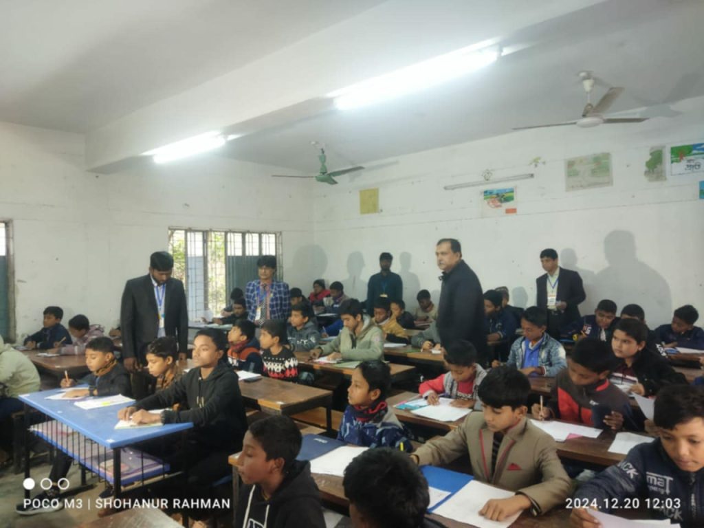 বানেশ্বরে কিশোরকন্ঠ মেধাবৃত্তি পরীক্ষা অনুষ্ঠিত