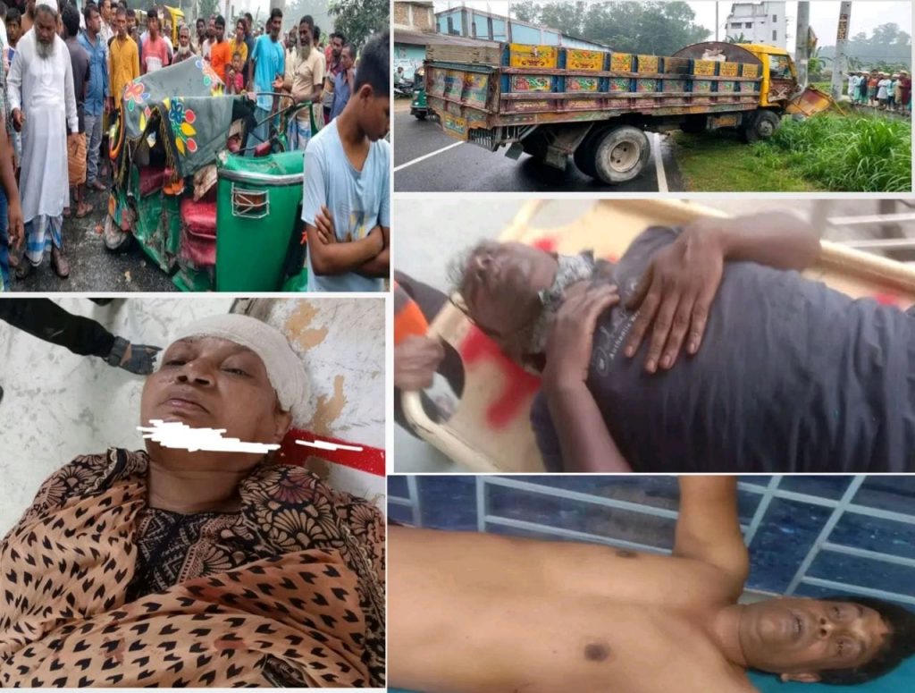 বগুড়ার গাবতলী চক বোচাই সিএনজি ও ট্রাকের সংঘর্ষে নিহত-১, আহত-৩