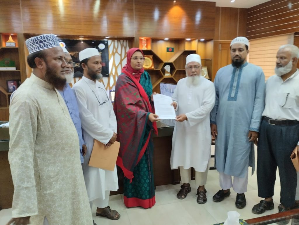 সুষ্ঠু নির্বাচনের দাবিতে কিশোরগঞ্জে জামায়াতের স্মারকলিপি প্রদান