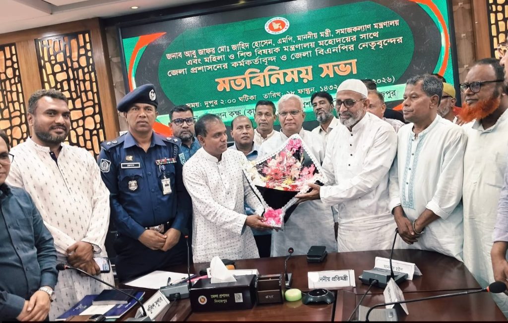 প্রধানমন্ত্রী নির্বাচনের পূর্বেই কৃষি উন্নয়নের লক্ষ্যে খাল খননের ওপর গুরুত্ব দিয়েছিলেন : সমাজকল্যাণ মন্ত্রী