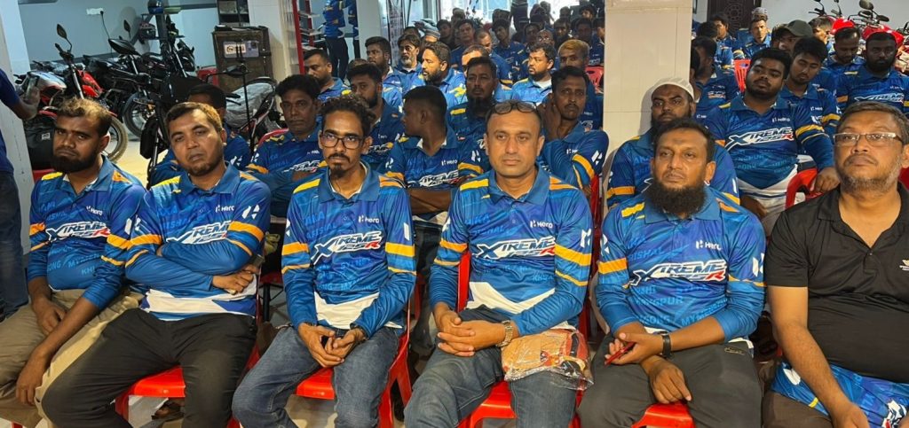 বানেশ্বরে হিরো মোটরসাইকেলের মতবিনিময় সভা