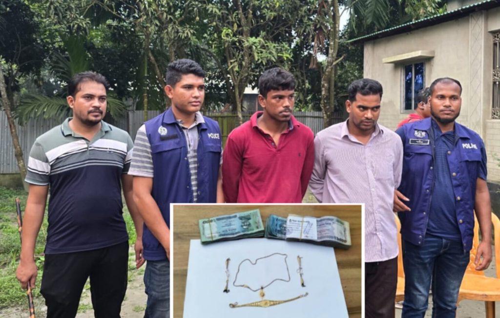 চোখ-মুখ বেঁধে লু*ট: কটিয়াদীতে প্রবাসীর ভাইসহ আটক ২