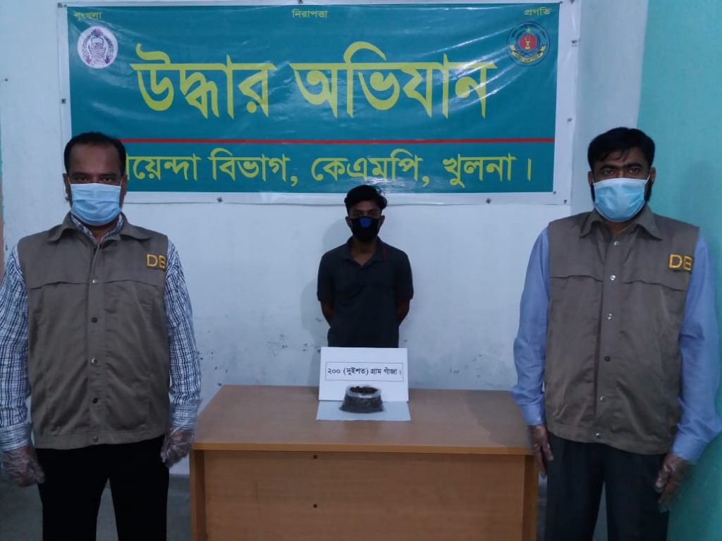 কেএমপি’র মাদক বিরোধী অভিযানে মাদকসহ ৬ ব্যবসায়ী গ্রেফতার